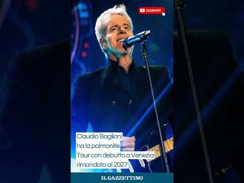 Video Claudio Baglioni ha la polmonite interstiziale acuta, tour con debutto a Venezia rimandato al 2027