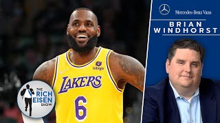 ESPN’s Brian Windhorst on LeBron’s Ability to Play with Bronny \& Win Another Ring | Rich Eisen Show