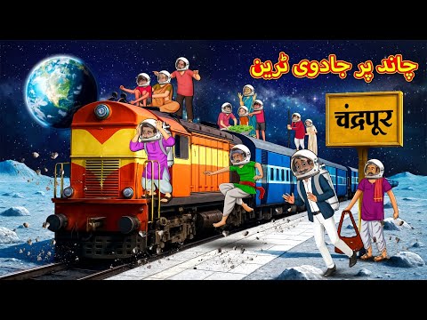 چاند پر جادوی ٹرین | New Urdu Stories | اردو میں کہانی | Stories In Urdu | Koo Koo TV Urdu