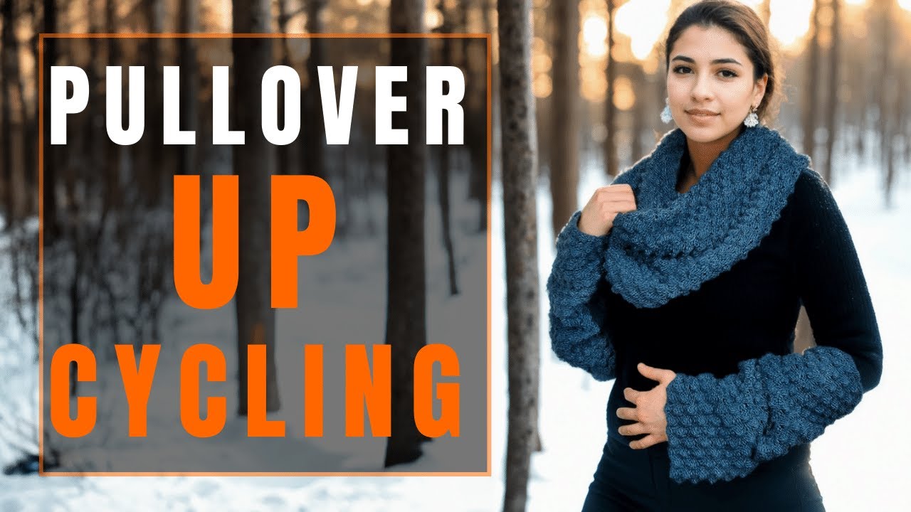 Upcycling - vom Pullover zum Loop - YouTube