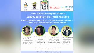 Webinar-School Nutrition in St  Kitts & Nevis