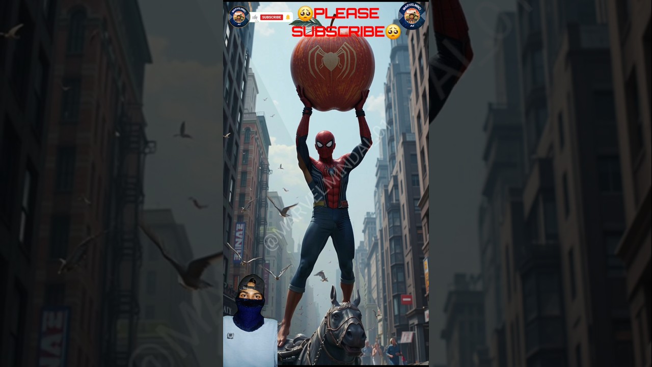 Evolution of Spider-Man with big Apple #spiderman ##usa #usakids #shorts