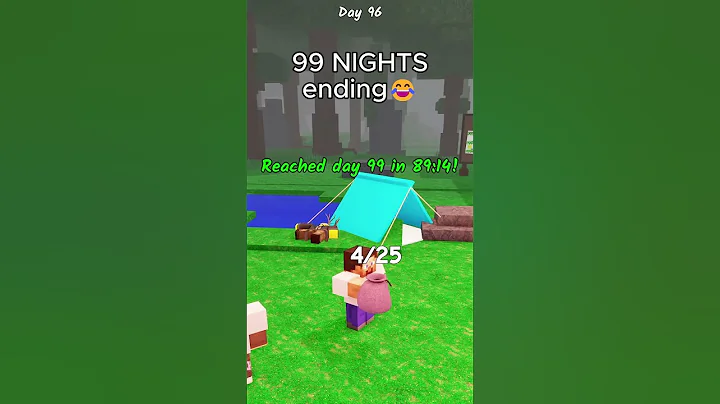 FINAL ENDING in 99 Nights in the Forest Roblox Classes Update Speedrun (Story Ending Guide)