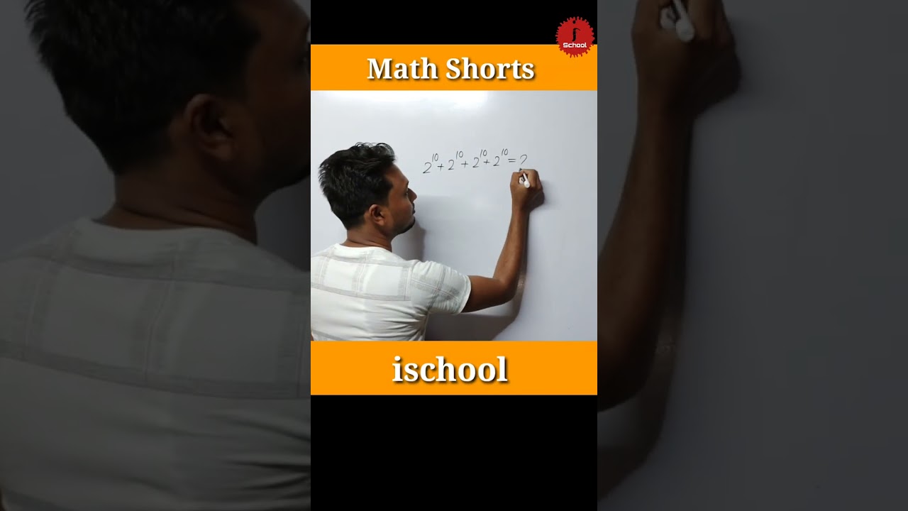 2¹⁰+2¹⁰+2¹⁰+2¹⁰=? Math Tricks 