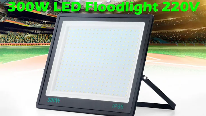 300W LED Floodlight 220V Outdoor Spotlight Tempered Glass Flood Lights IP66 Waterproof LED Projector