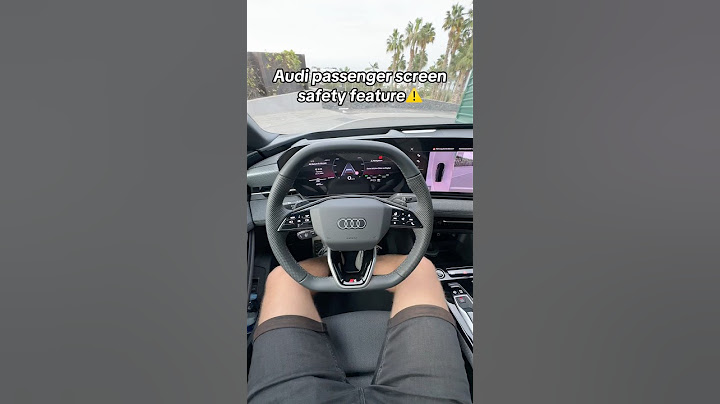 Audi screen safety feature⚠️😳 feature #audi #a6 #a6avant #audia6etron #a6etron
