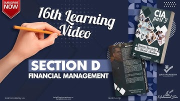 CIA Exam Part 3 Business Knowledge for Internal Auditing 16th Learning Video
