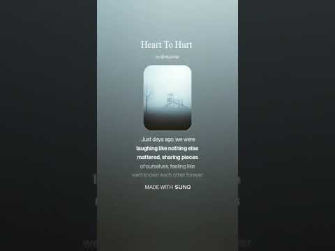 Heart To Hurt | Nick Zuhair