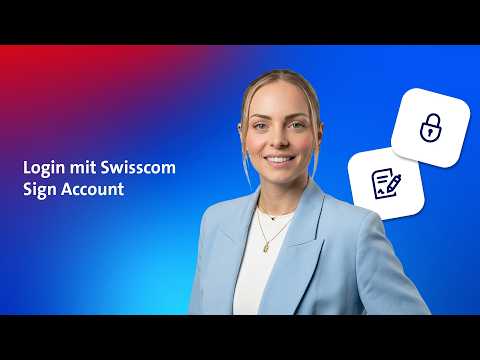 Swisscom Sign: Login mit Sign Account