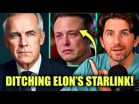 Trumps Trade War With Canada Backfires As Mark Carney Plans To Ditch Elon Musk's Starlink!