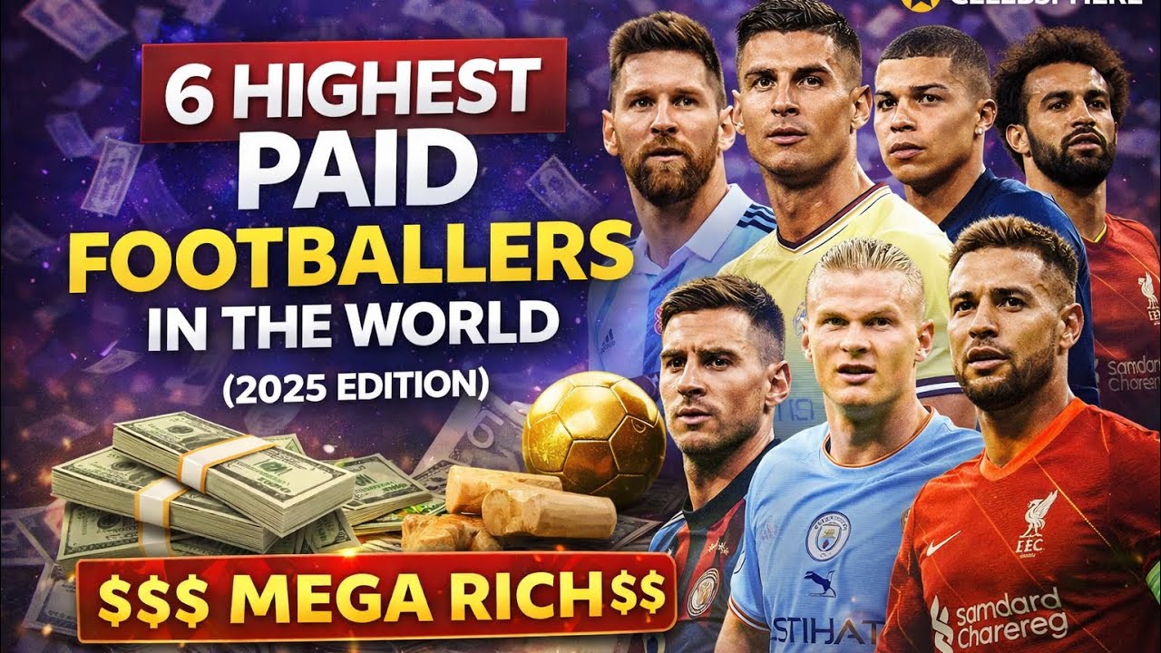 6 Highest Paid Footballers in the World (2025) 💰⚽ | Salaries & Endorsements Revealed 