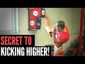 HOW TO DO A HIGH KICK - SECRET TO KICKING HIGHER