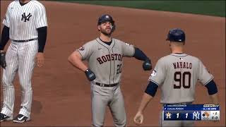 HOUSTON ASTROS vs NEW YORK YANKEES - MLB THE SHOW 24 (ASTROS AT YANKEES 2024 HIGHLIGHT)