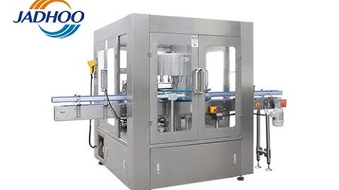 Hot Glue Labeling Machine: how to glue label bottles automatic ( glue labeling machine, 15000BPH )