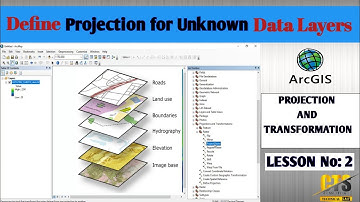 How to define projection for unknown layers in ArcGIS | Lesson - 2
