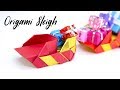 Origami Santa's Sleigh Tutorial - Christmas DIY - Paper Kawaii Origami Santa's Sleigh Tutorial - Christmas DIY - Paper Kawaii