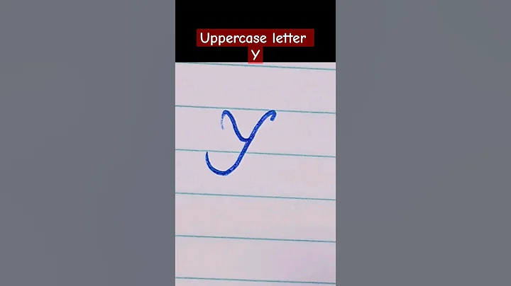 English cursive handwriting |Uppercase letter Y  #shorts #handwriting #education