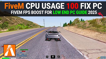 FiveM CPU Usage 100 Fix ✅ | FiveM High CPU Usage Fix + FPS Boost 2025