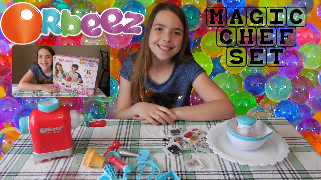 ORBEEZ FOOD!!! Super Fine Crush Magic Chef Set - Official Orbeez
