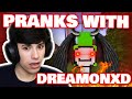 DreamXD SAVED George & Niki From BadBoyHalo Then HE PRANK Them With DEMONIC VOICE! DREAM SMP