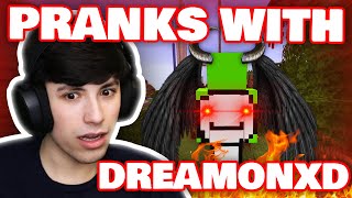 DreamXD SAVED George & Niki From BadBoyHalo Then HE PRANK Them With DEMONIC VOICE! DREAM SMP