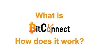 BitConnect -  What is it and how does it work