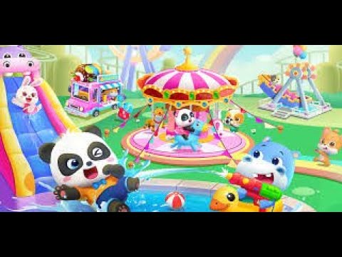 Panda Driving Train Baby Panda Drive Train | Kids Baby Panda - YouTube