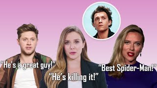 Celebrities Talking About Tom Holland