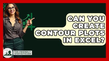 Can You Create Contour Plots In Excel? - The Friendly Statistician