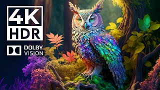 WILDLIFE PLANET Dolby Vision 4K HDR | with Cinematic Sounds (Animal Colorful Life)