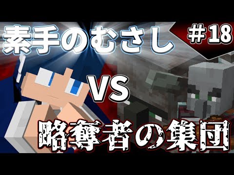 【ラヴェジャーに素手で勝つ方法:How to defeat Ravager 】マイペースにマインクラフト！Part18【マイクラ】