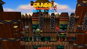 Crash Bandicoot - Back In Time Fan Game: Custom Level: The Great Fortress By ChrisLP