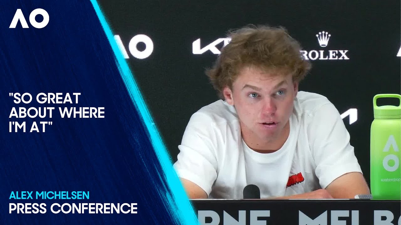 Alex Michelsen Press Conference Australian Open 2025 First Round Maxresdefault