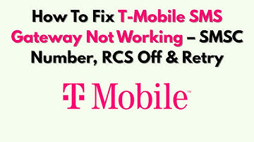 Hoe u een niet-werkende T-Mobile SMS-gateway kunt repareren - SMSC-nummer, RCS uit en opnieuw pro...