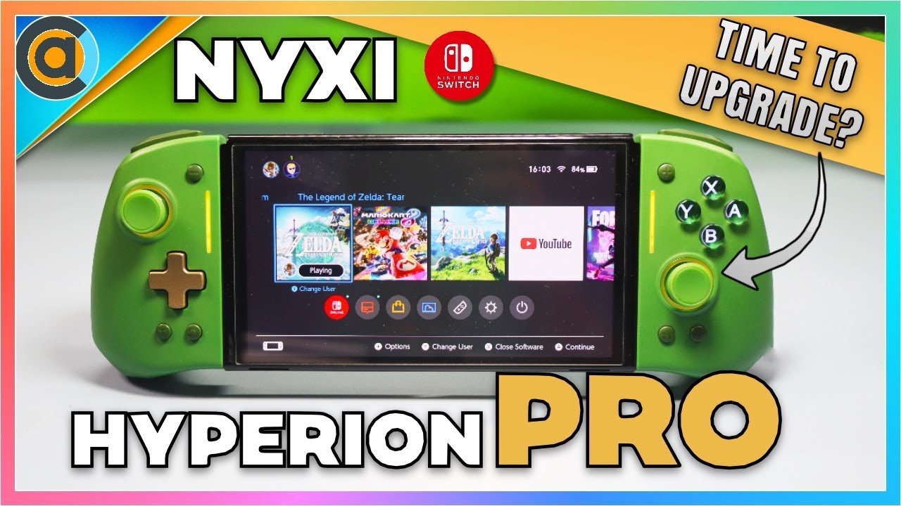 NYXI Hyperion PRO - HALL EFFECT Joycon for Nintendo Switch Upgrade 