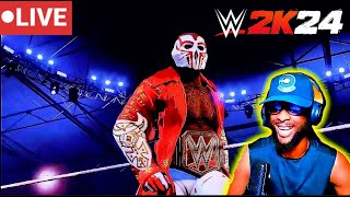 🔴LIVE - WWE 2K24 MyRISE - Gunther We Coming For You