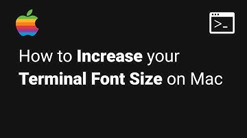 How to Increase Terminal Font Size on Mac