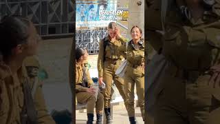 The brave police women 🪖 of Jerusalem 🇮🇱 are cracking down on Gaza. #israel #israelwomenpolice ##gs