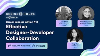 ADPList Career Success #13: Effective Designer-Developer Collaboration Profile