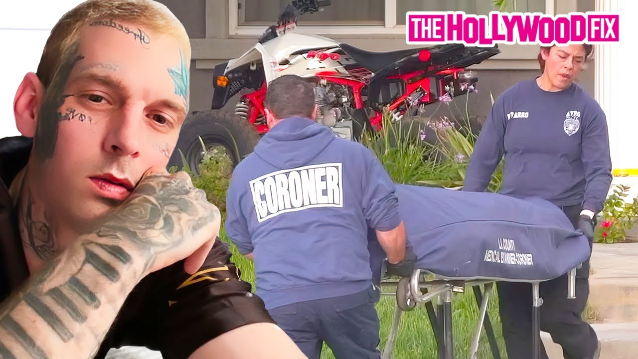 Aaron Carter's Body Is Removed From His House After Passing At Age 34 By L.A. County Coroners