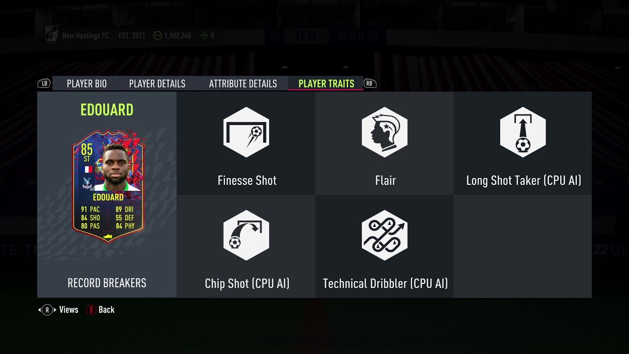 85 Edouard Record Breaker SBC FIFA 22