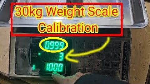30KG Weight Scale Calibration Step by Step | Digital Weighing Machine Calibration Tutorial