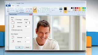 How to resize an image in Paint screenshot 5