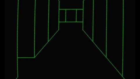 Irrgarten (3D Maze Generator) English Version - Commodore PET 4032 - Real Hardware