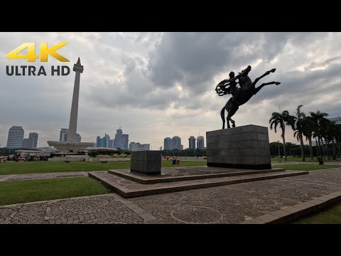 Video: Monas-Independence Monument i Jakarta, Indonesien