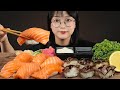 대왕연어초밥 & 소고기초밥 먹방 SALMON SUSHI & BEEF SUSHI MUKBANG | EATING SOUNDS