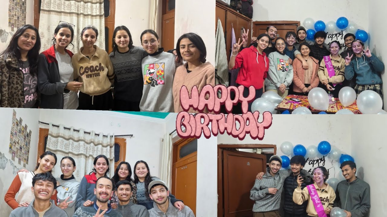 || Friends planned a birthday surprise for me 🎂They truly made my day special ✨|| thank you guys ❤️•