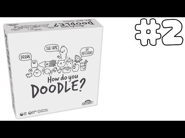  How Do You Doodle? Board Game - The Fast paced Drawing Game -  for 3 to 7 Players Ages 12 and up by Outset : Toys & Games