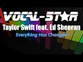 Taylor Swift Ft Ed Sheeran - Everything Has Changed (Karaoke Version) with Lyrics HD Vocal-Star