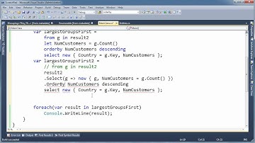 C# LINQ - let Clauses And Also Transparent Identifiers
